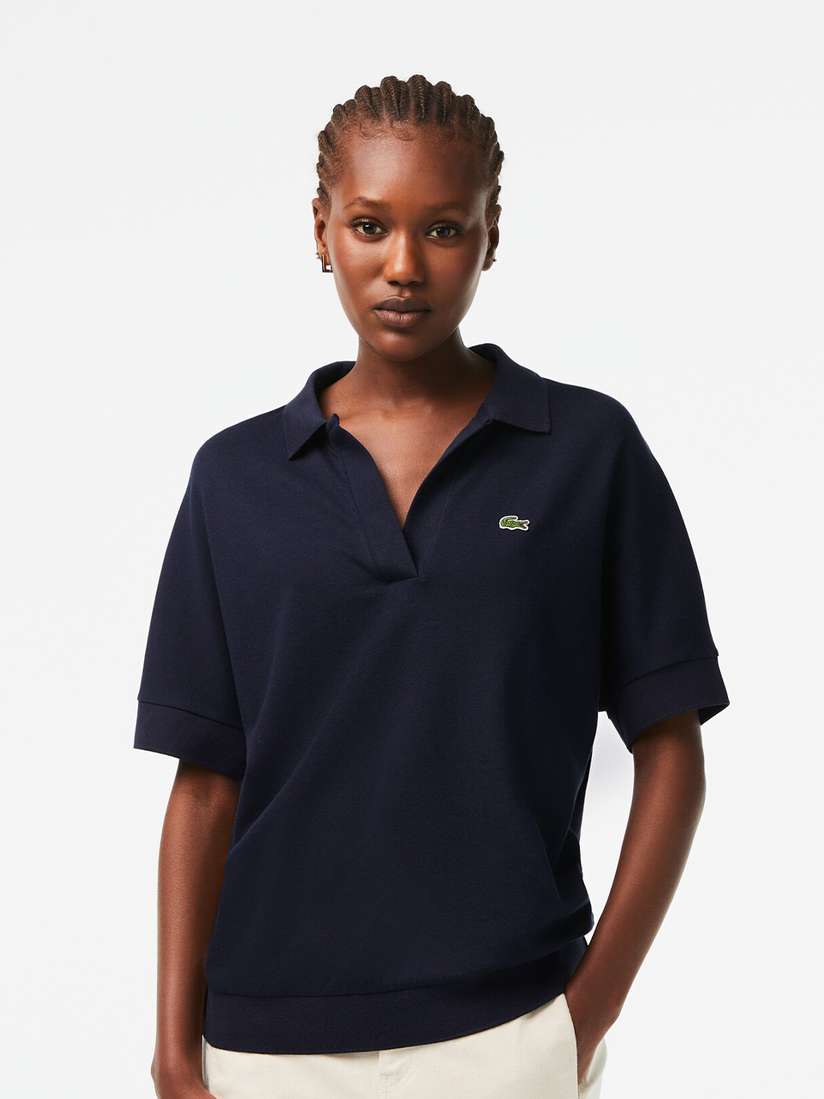Lacoste Womens Soft Polo Shirts Navy Blue Lacoste Womens Polo