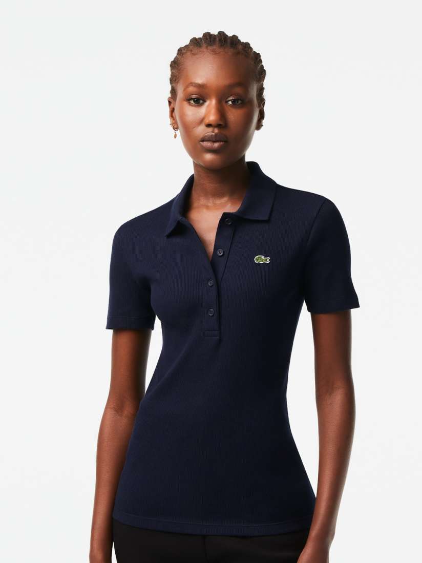 Buy Lacoste Polo Collar Pure Cotton Fit T shirt Tshirts for Women 21870904 Myntra