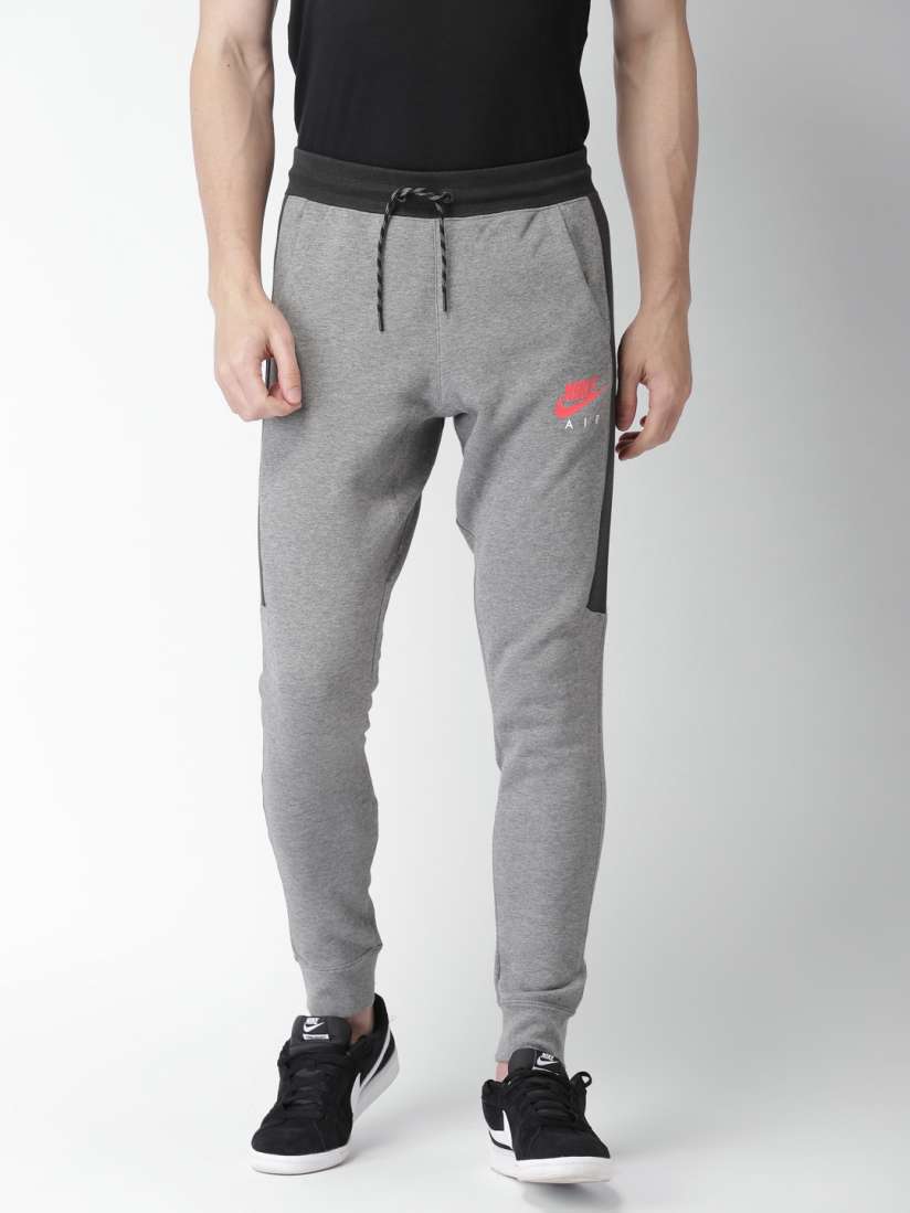 Buy Nike Grey Slim Fit NSW FLC AIR Joggers Track Pants for Men 2187561 Myntra