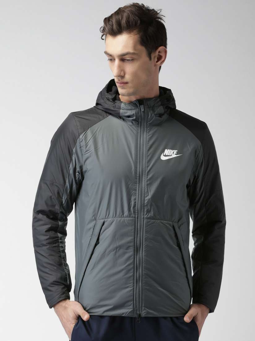 Nike grey bomber jacket cheap