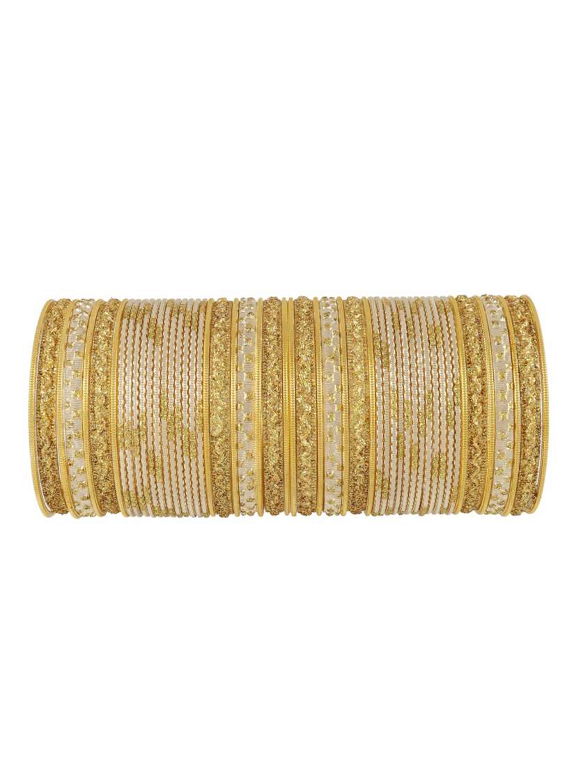 Buy NMII Set Of 52 Glitter Coated Metal Bangles Bangle for Women 21885708 Myntra