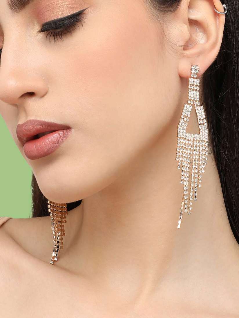 Myntra long earrings sale