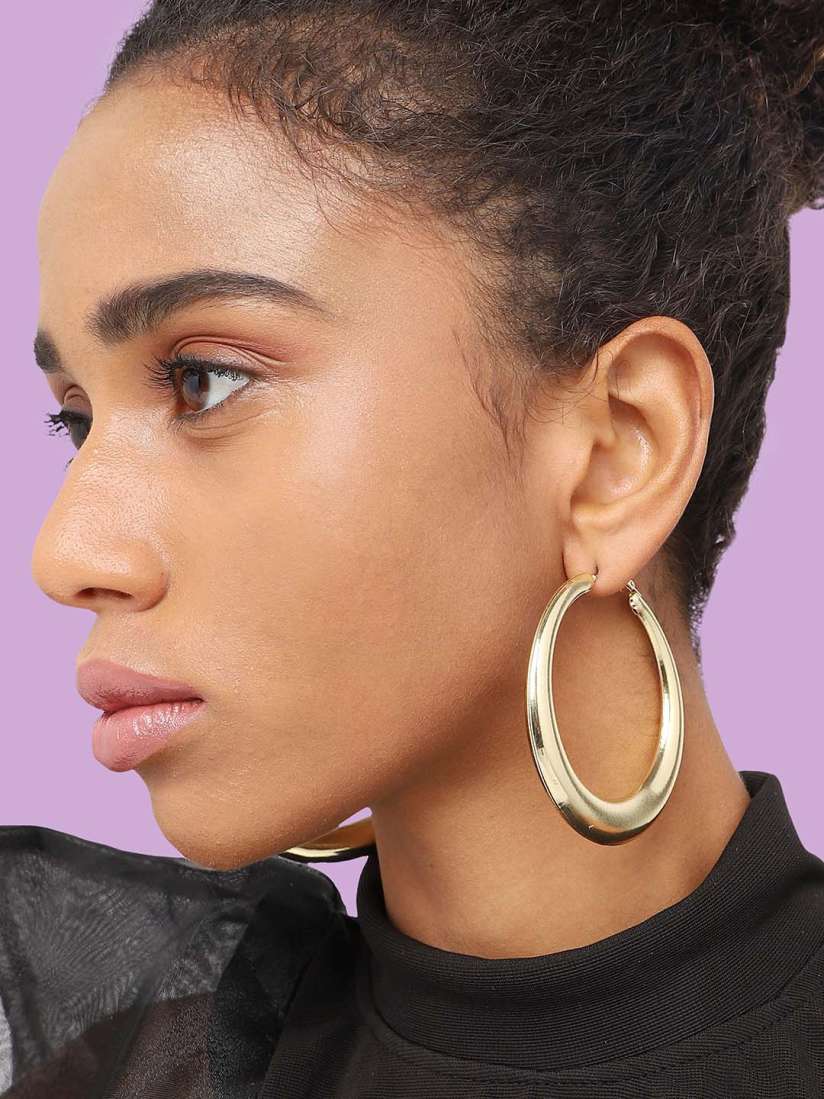 Myntra hoop earrings shop