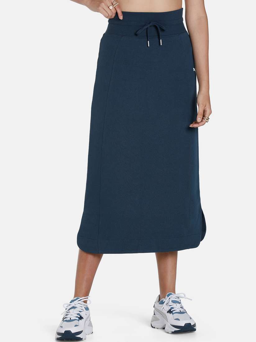 Buy Puma HER High Waist A Line Sustainable Midi Skirt Skirts for Women 21887572 Myntra