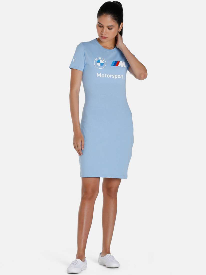 Buy PUMA Motorsport BMW M Typography Printed Cotton T shirt Dress Dresses for Women 21887988 Myntra