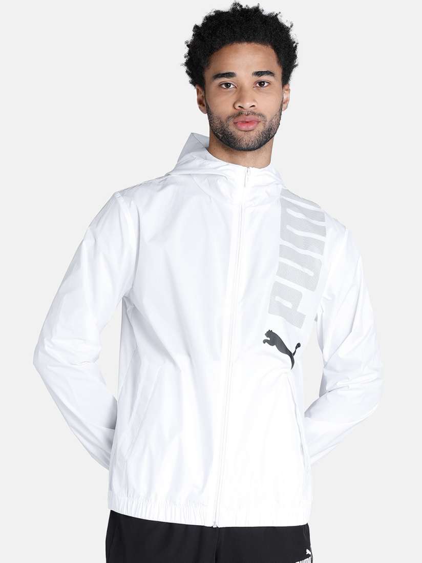 Puma graphic windbreaker hotsell