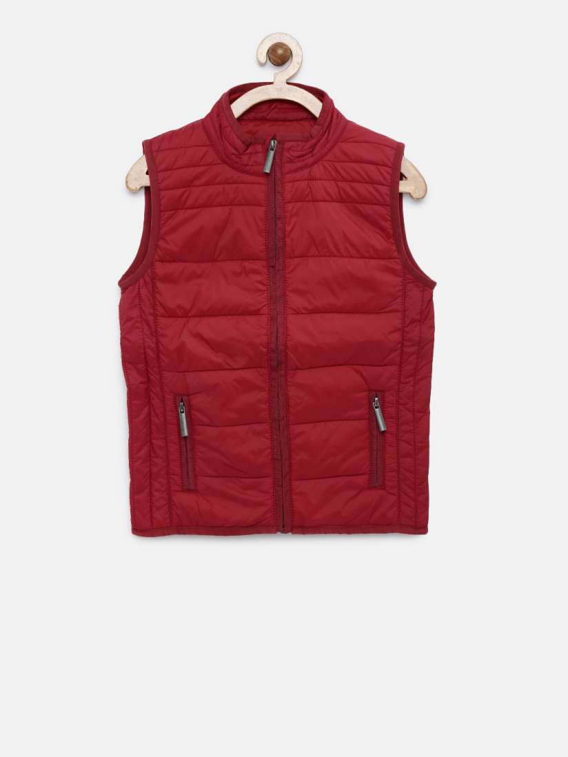 Buy Lee Cooper Boys Red Solid Quilted Jacket Jackets for Boys 2188902 Myntra