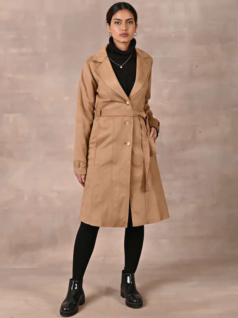 Myntra long coat outlet