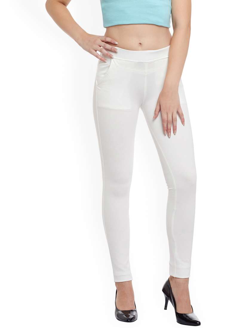 White treggings on sale