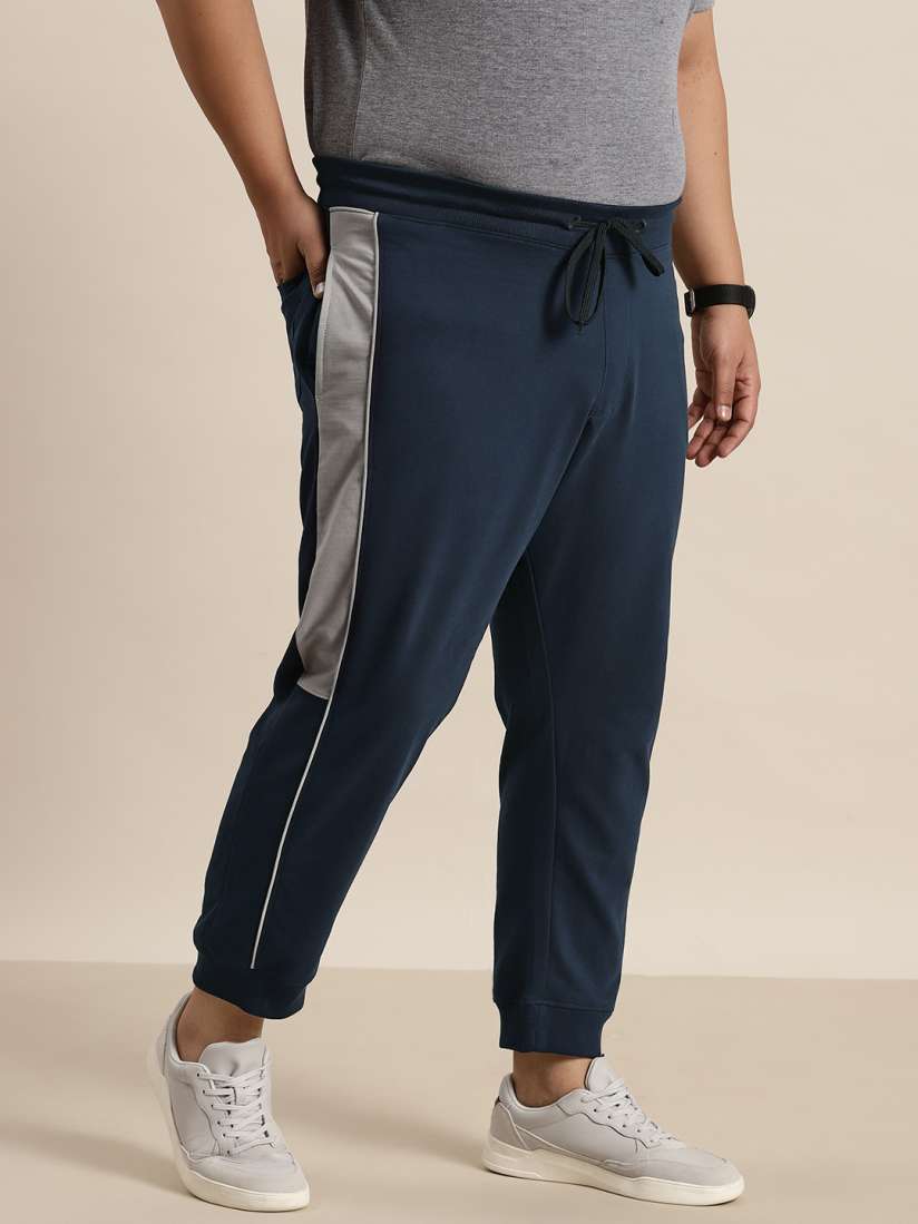 Buy Sztori Plus Size Men Mid Rise Pure Cotton Regular Fit Joggers Track Pants for Men 21894326 Myntra