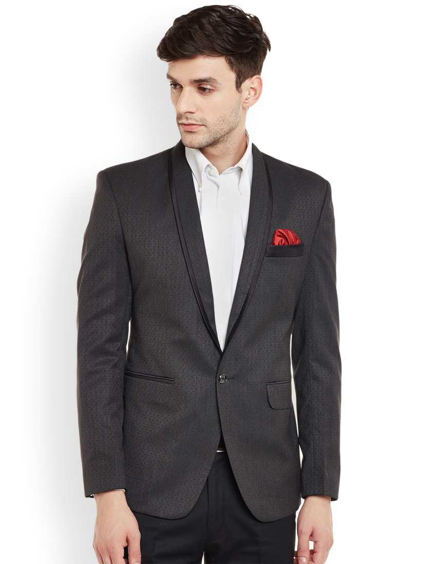 Formal black blazers for mens store