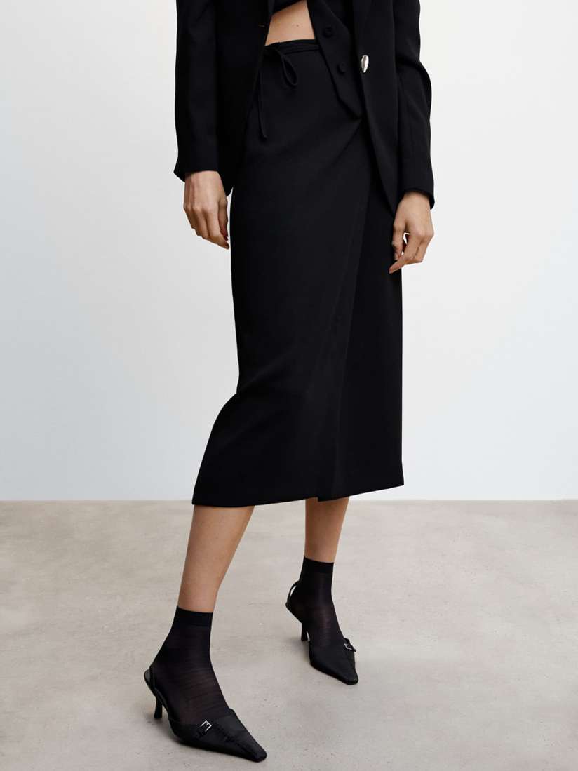 Wrap around skirt myntra sales