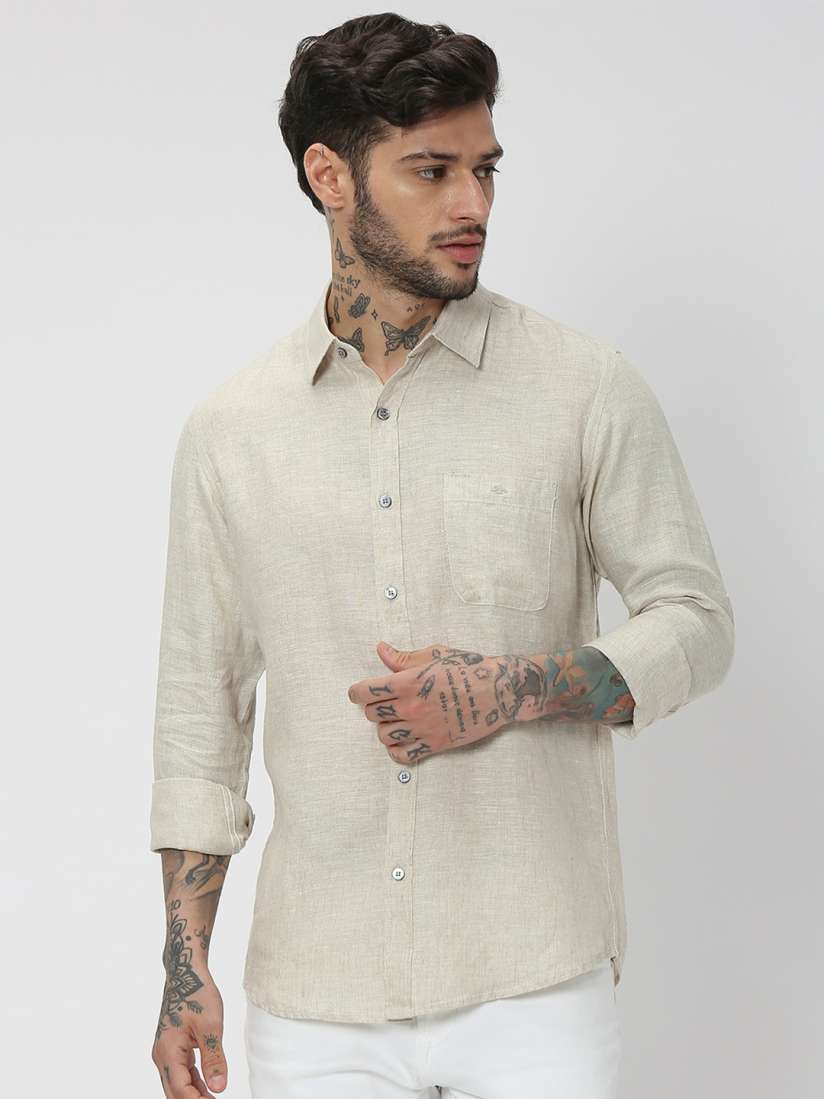 Myntra linen shirts online