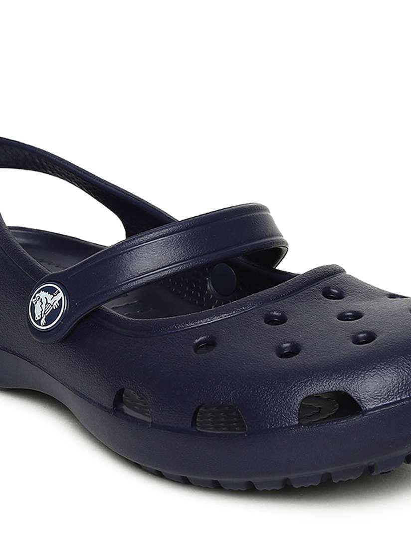 Buy Crocs Women Navy Blue Shayna Solid Clogs Flip Flops for Women 2191120 Myntra