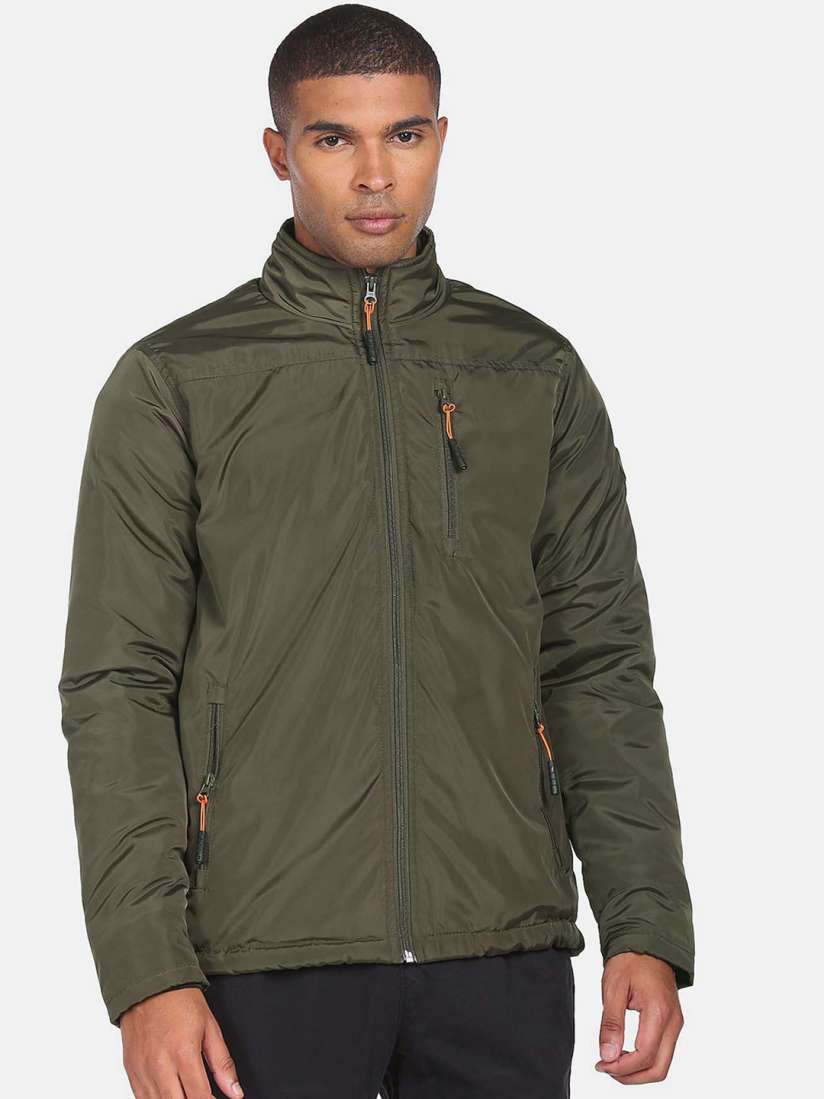 Buy Flying Machine Stand Collar Bomber Jacket Jackets for Men 21911728 Myntra