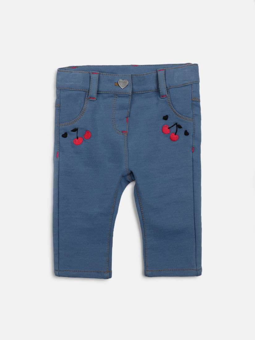 Buy Chicco Girls Embroidered Stretchable Jeans Jeans for Girls 21924018 Myntra