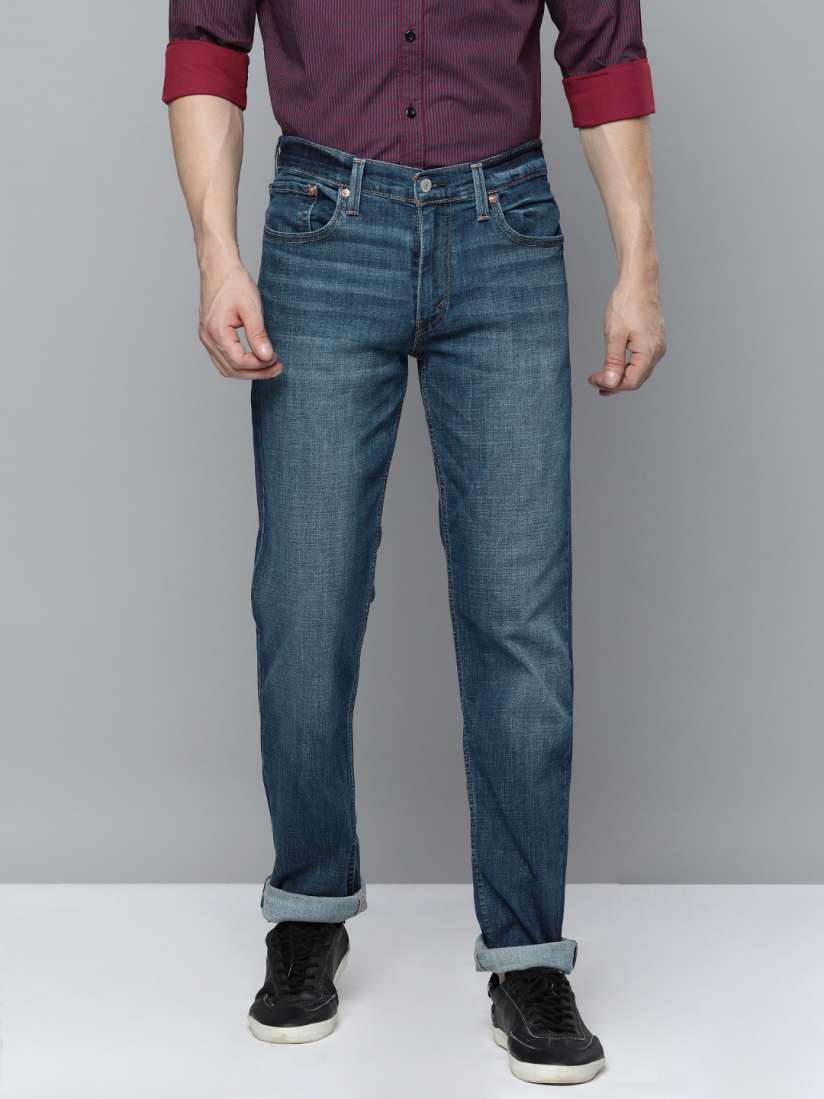 Levi's low rise straight leg mens clearance