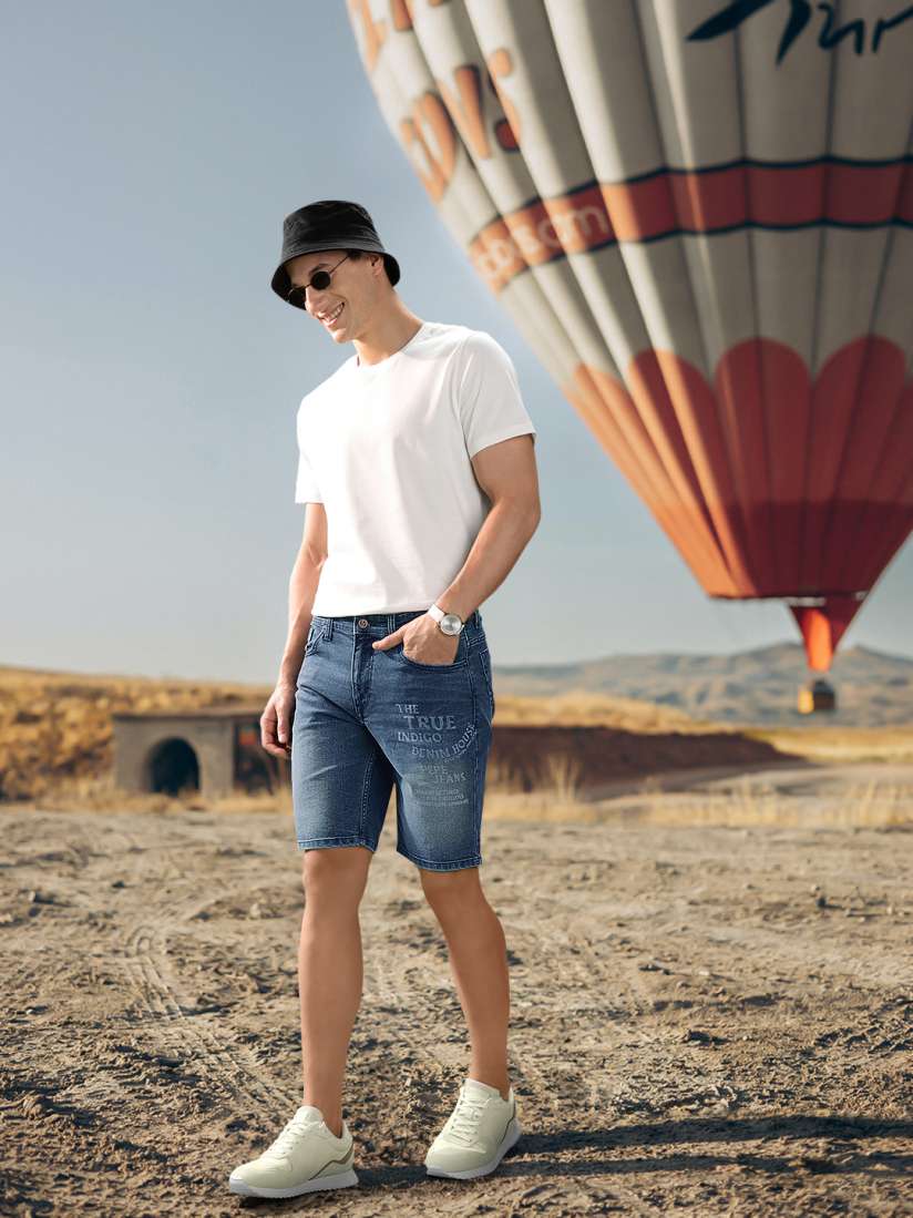 Buy Pepe Jeans Men Mid Rise Washed Cotton Denim Shorts Shorts for Men 21927846 Myntra