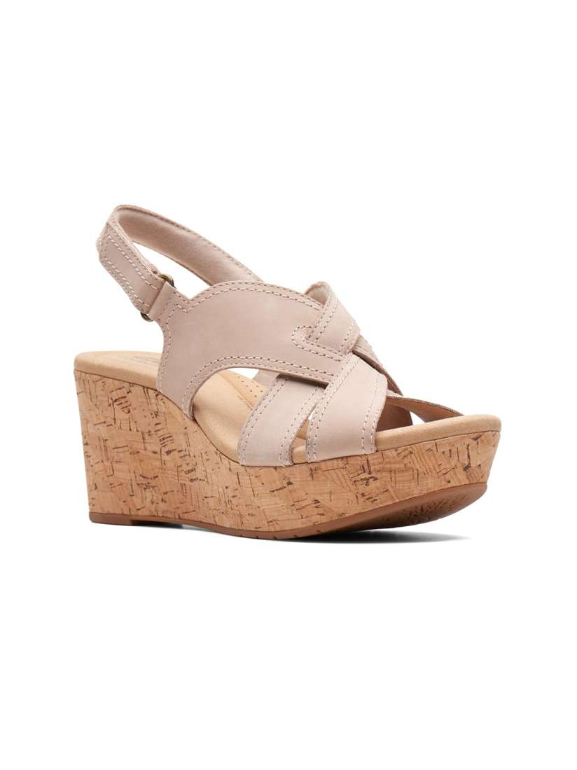 Clarks peep toe wedges on sale