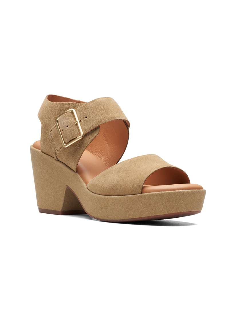 Buy Clarks Suede Platform Heels Heels for Women 21928514 Myntra