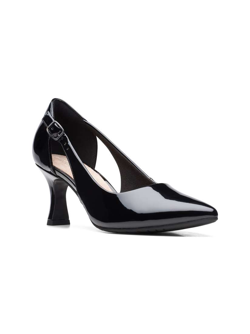 Buy Clarks Leather Kitten Pumps With Buckle Heels for Women 21928610 Myntra