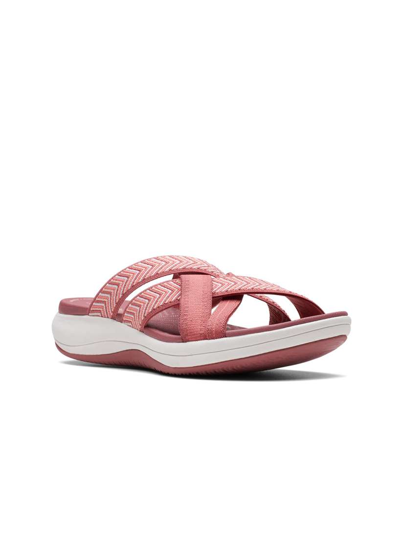 Clarks pink flats online