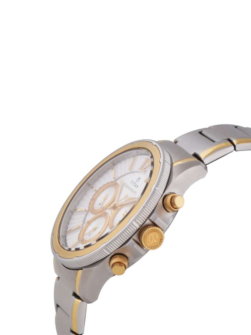 Buy Titan Men White Analogue Watch 1748BM01 Watches for Men 2193014 Myntra