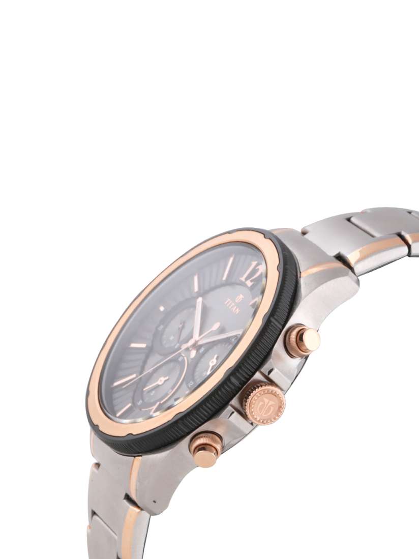 Buy Titan Men Charcoal Analogue Watch 1748KM01 Watches for Men 2193015 Myntra