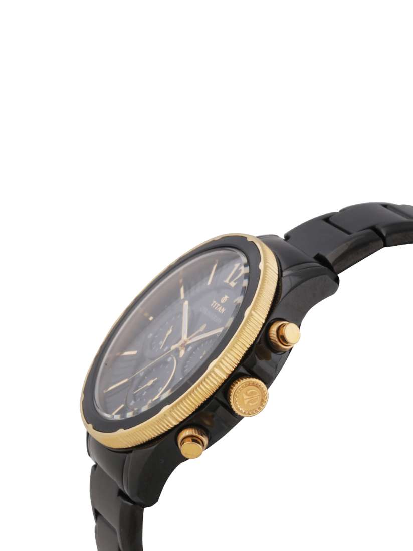 Buy Titan Men Charcoal Analogue Watch 1748KM02 Watches for Men 2193016 Myntra
