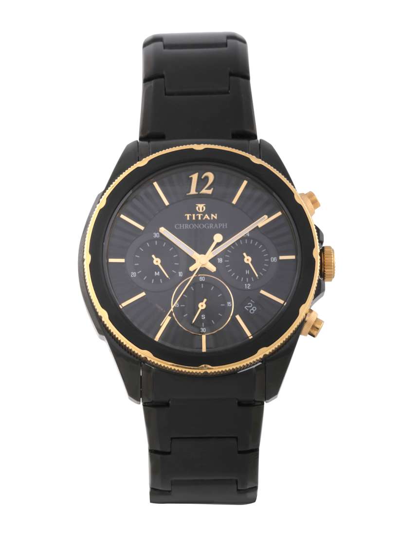 Buy Titan Men Charcoal Analogue Watch 1748KM02 Watches for Men 2193016 Myntra