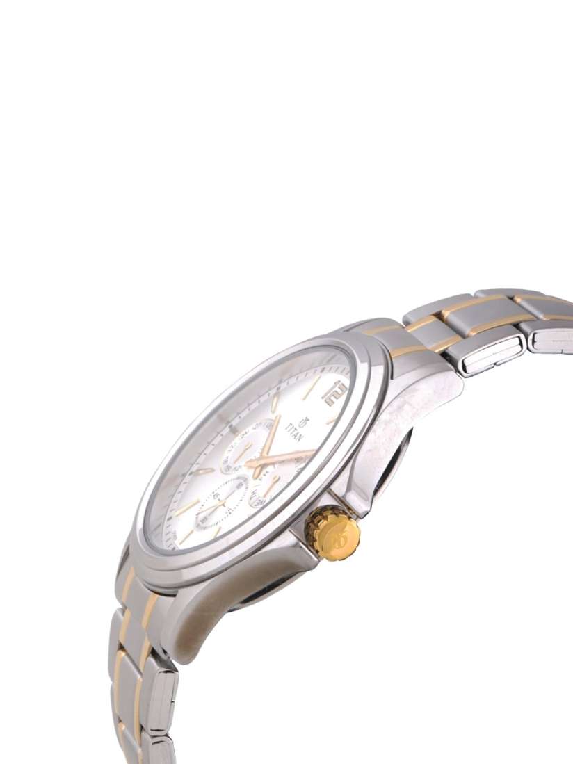 Buy Titan Workwear Men Silver Analogue watch NL1698BM01 Watches for Men 2193028 Myntra