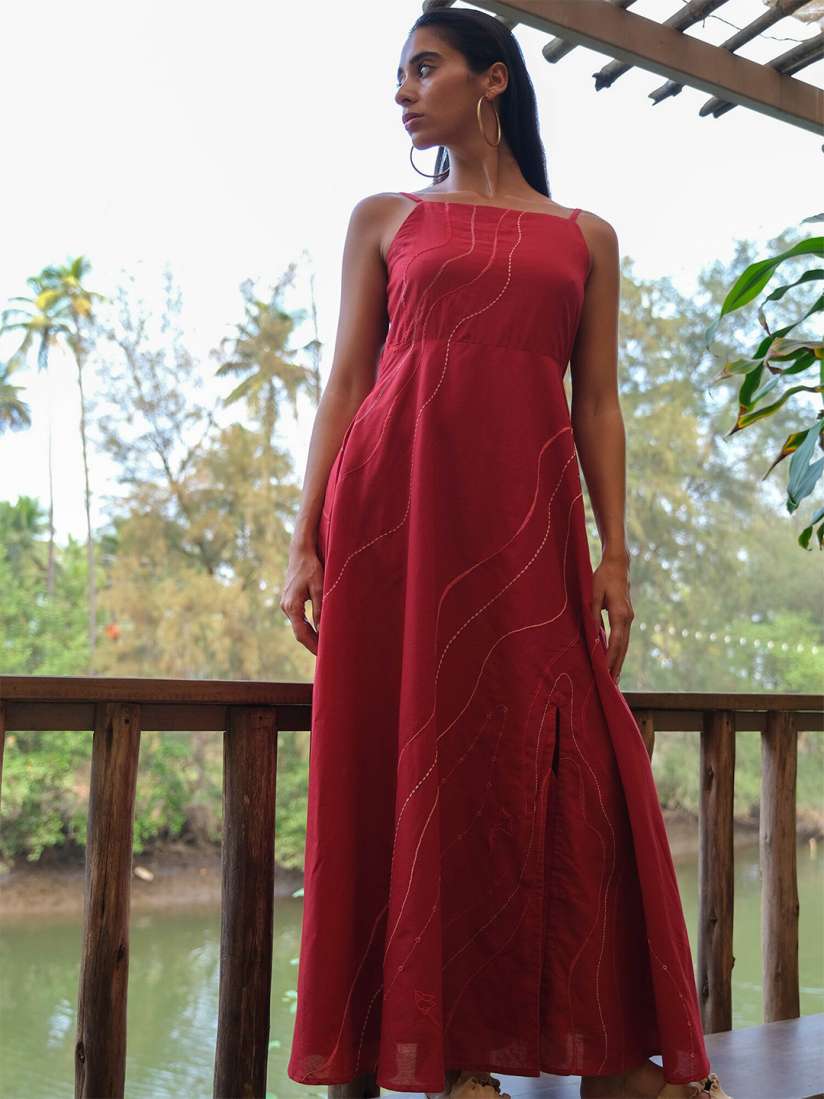 Cotton gown myntra shop