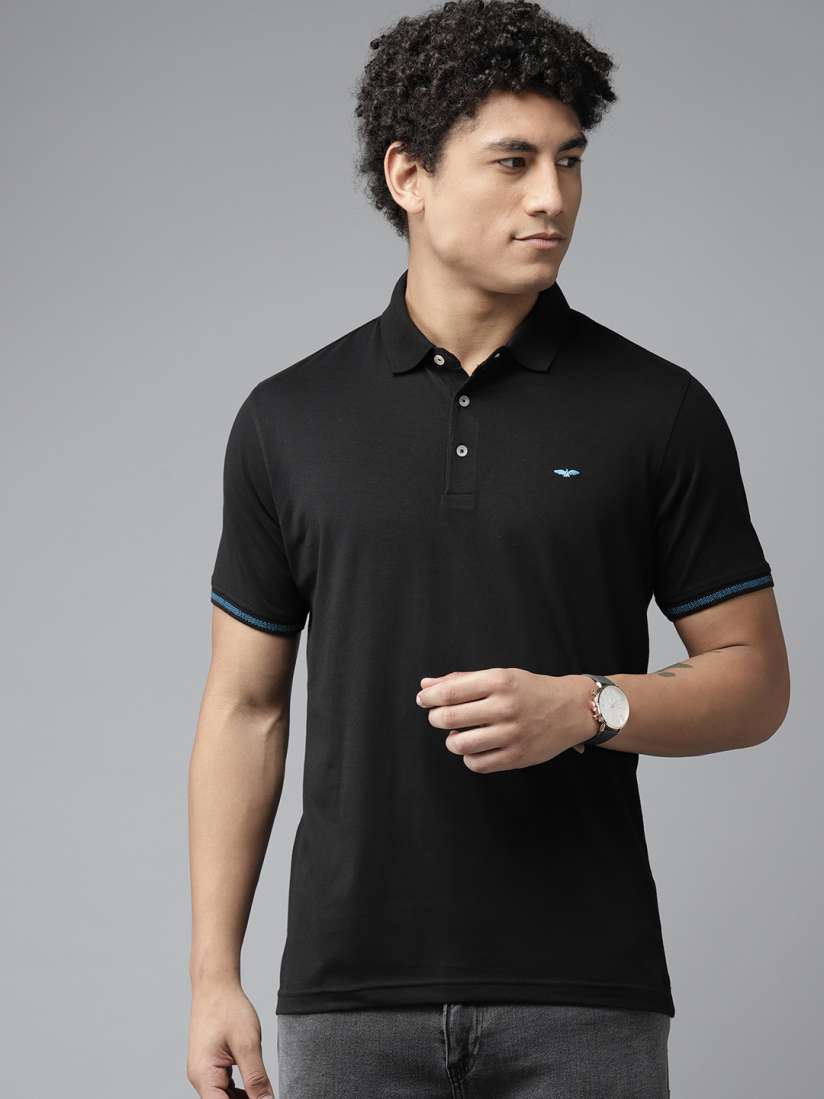 Buy Park Avenue Polo Collar Slim Fit T shirt Tshirts for Men 21934222 Myntra