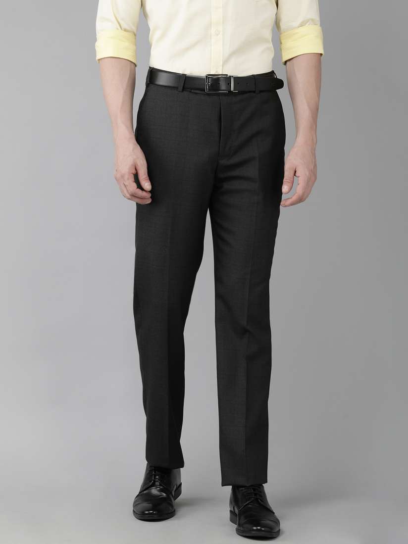 Buy Park Avenue Men Checked Formal Trousers Trousers for Men 21934240 Myntra
