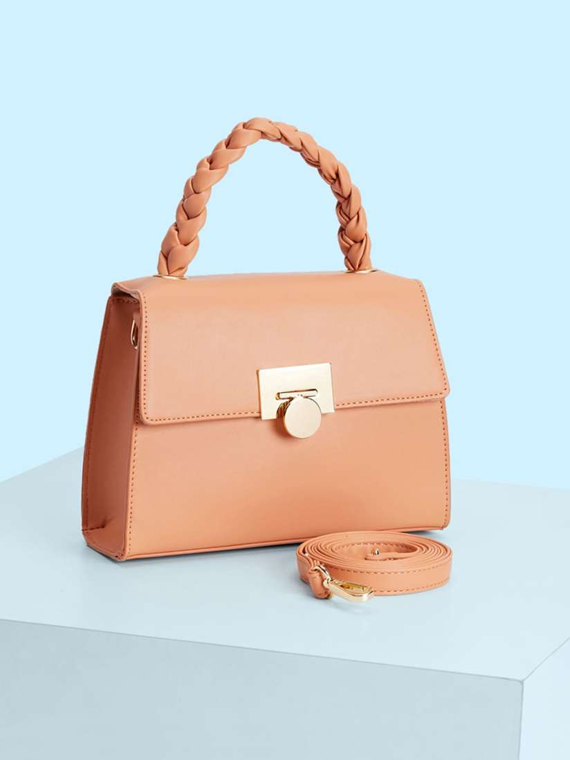 Buy Forever Glam by Pantaloons Structured Satchel Handbags for Women 21937918 Myntra