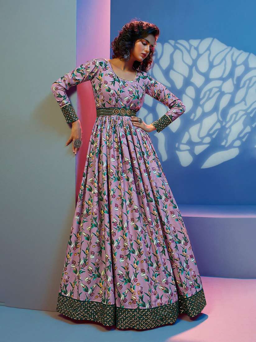 Anarkali gown myntra shop