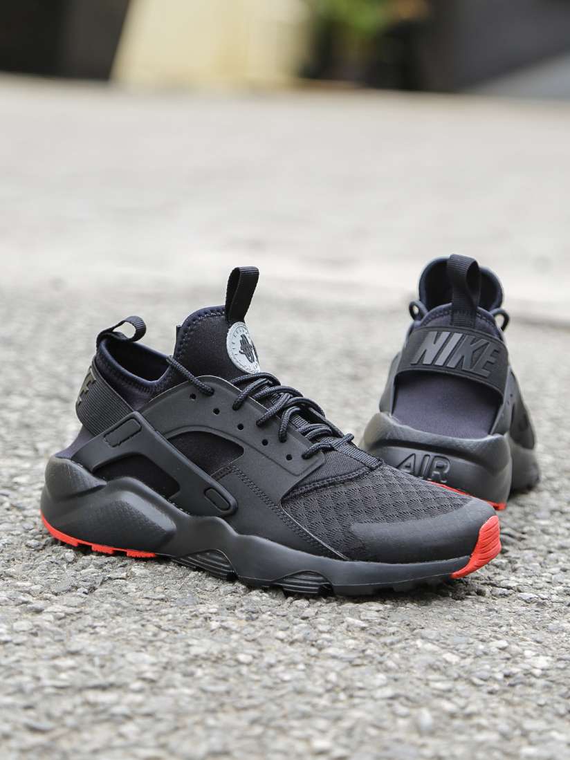 Buy Nike Men Black AIR HUARACHE RUN ULTRA Sneakers Casual Shoes for Men 2194269 Myntra
