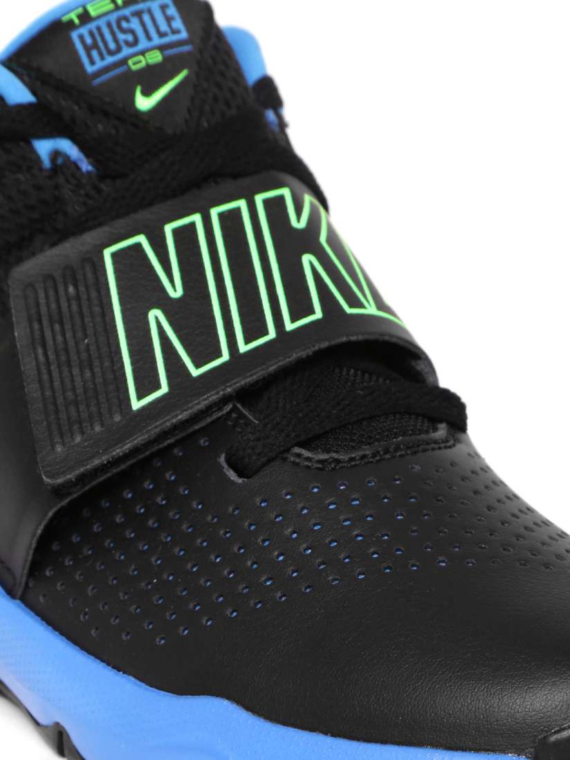 Buy Nike Boys Black Team Hustle D 8 GS Leather Mid Top Basketball Shoes Sports Shoes for Boys 2194322 Myntra