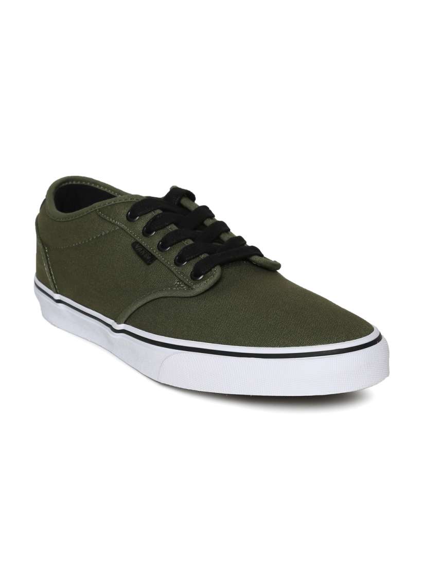 Mens olive green vans shop