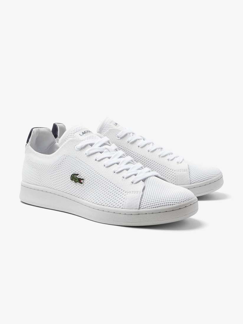 Buy Lacoste Men Carnaby Pique Woven Design Textile Trainers Sneakers Casual Shoes for Men 21949378 Myntra