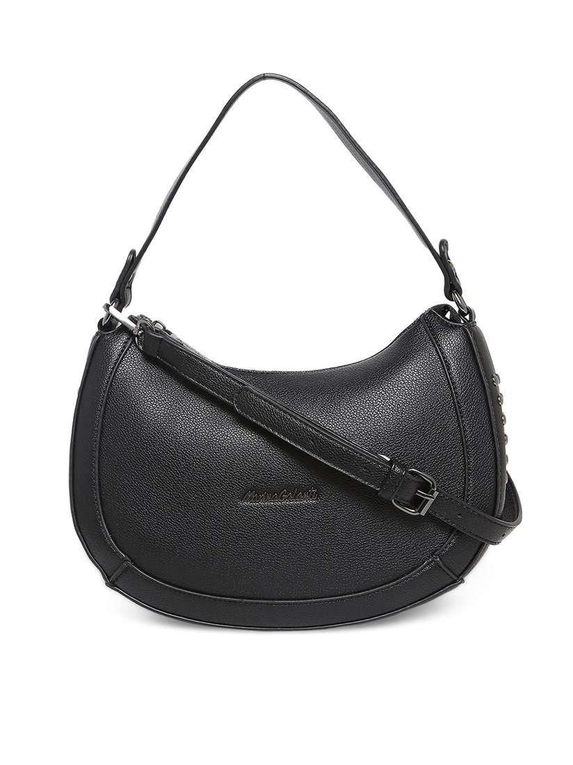 Buy Marina Galanti Textured Half Moon Hobo Bag Handbags for