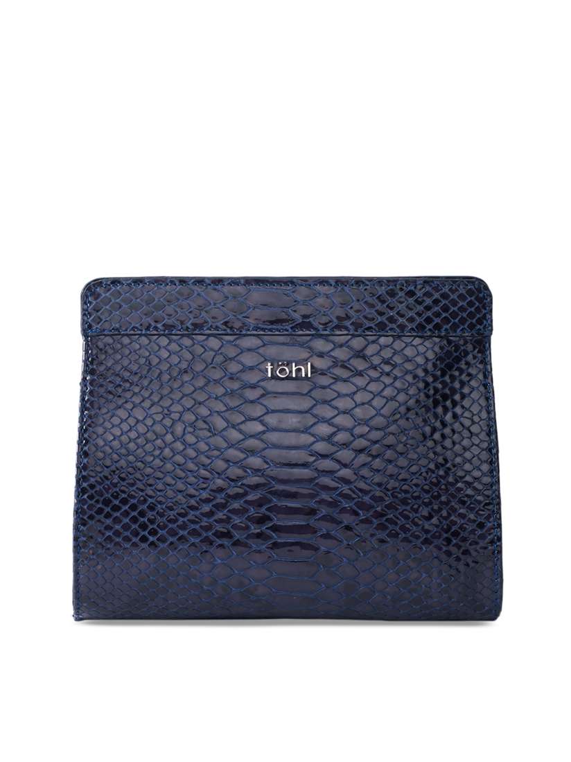 Buy tohl Women Navy Blue Leather Clutch Clutches for Women 2196123 Myntra