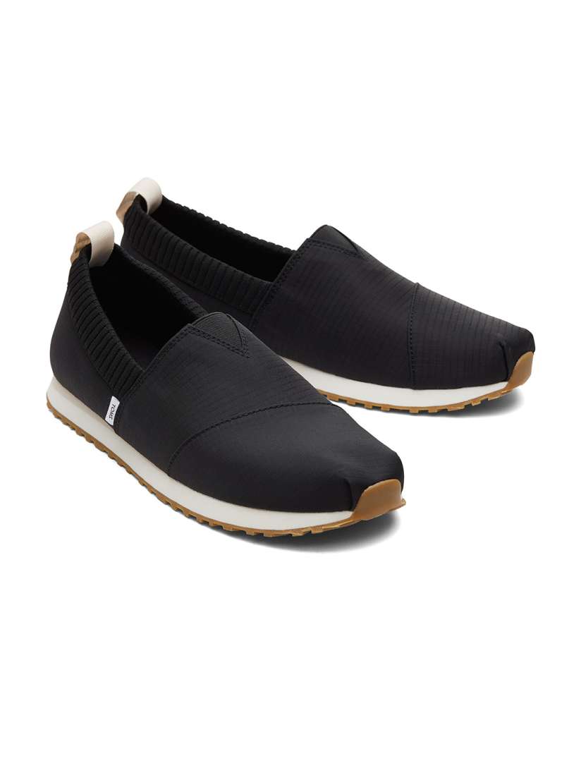 Leather slip on toms shop