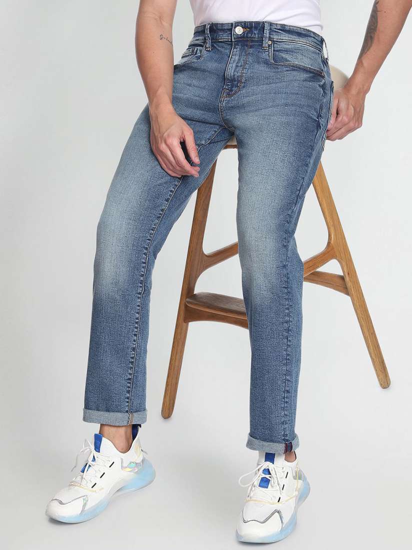 Buy Flying Machine Freddie Slim Straight Fit Classic Vintage Jeans Jeans for Men 21975418 Myntra