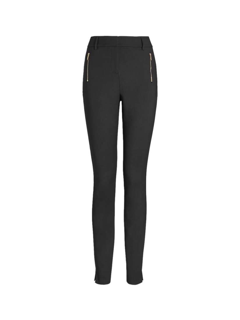 Buy next Women Black Regular Fit Solid Cigarette Trousers Trousers for Women 2198460 Myntra