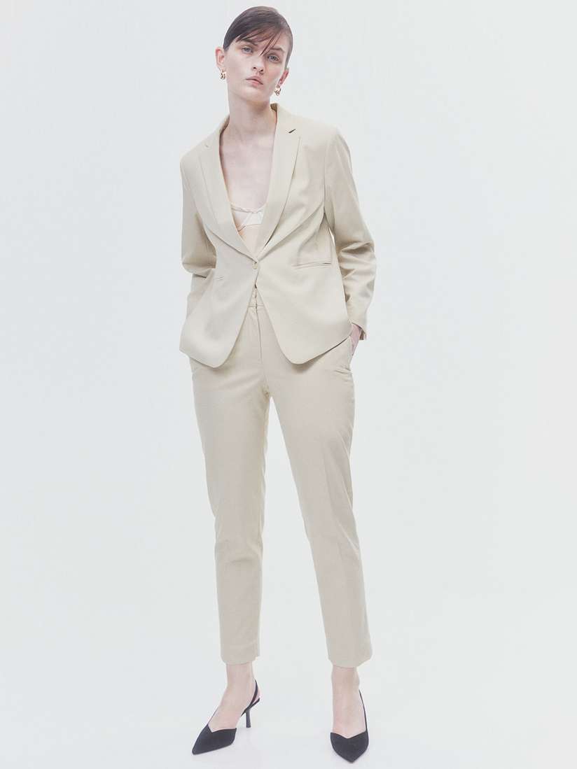 h&m cigarette trousers eye fastening H&M MAMA Cigarette trousers for