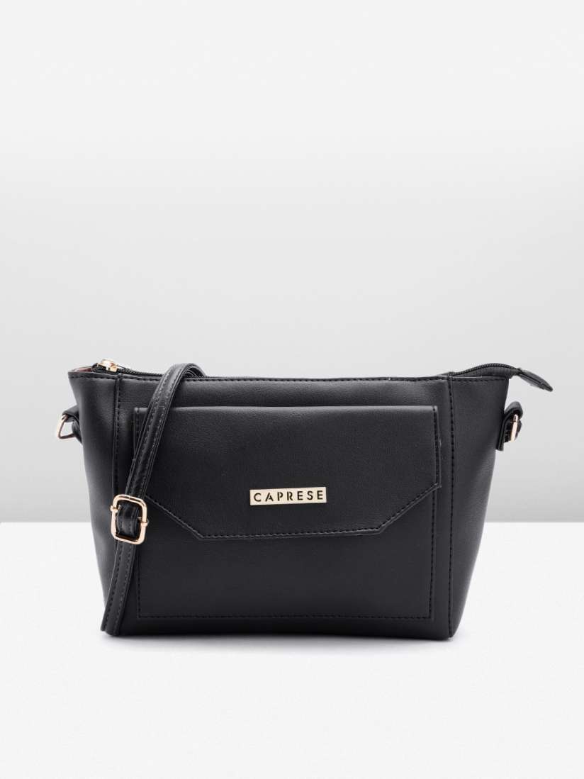 Buy Caprese Solid Structured Sling Bag Handbags for Women 21988414 Myntra