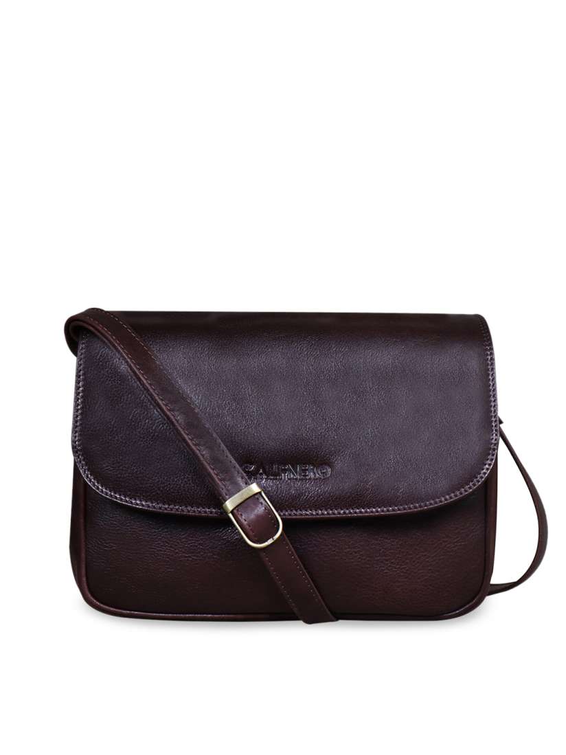 Myntra leather bags clearance