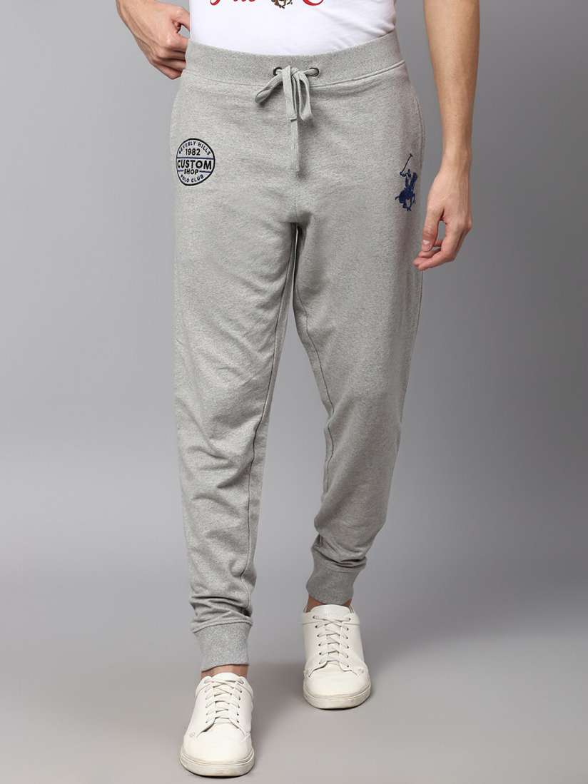 Buy Beverly Hills Polo Club Men Mid Rise Pure Cotton Joggers Track Pants for Men 21989322 Myntra