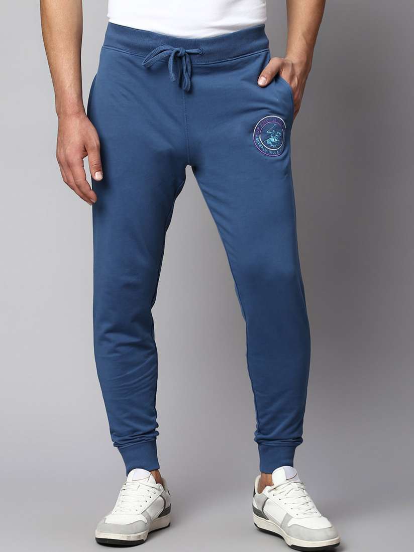 Buy Beverly Hills Polo Club Men Mid Rise Pure Cotton Joggers Track Pants for Men 21989484 Myntra